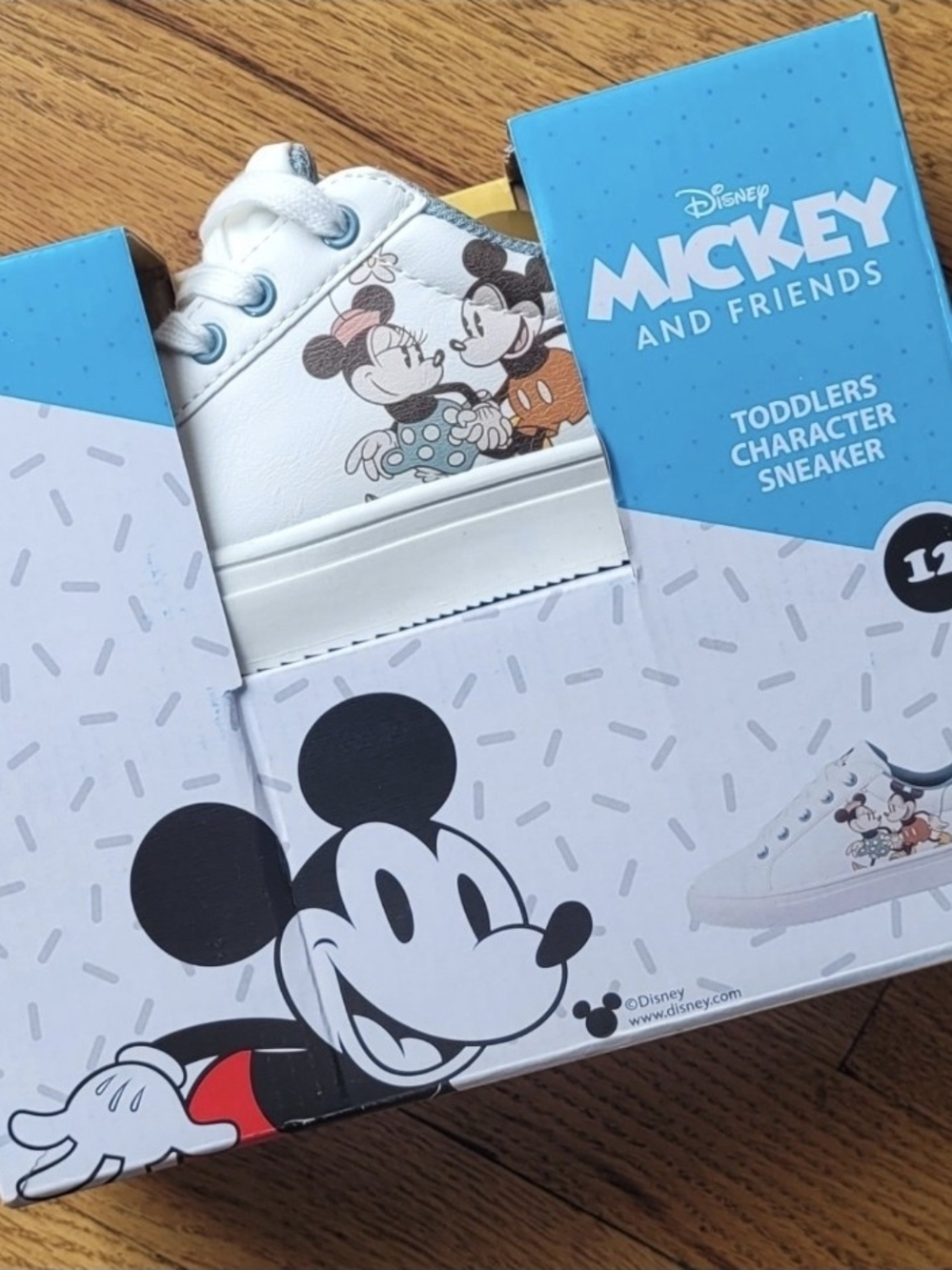 ALDI Disney Mickey and friends Toddler Character Sneakers Shoes toddler size 12